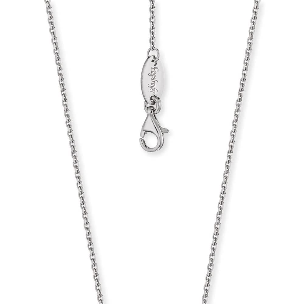 Engelsrufer Damen Anker Halskette aus Sterling Silber rhodiniert - in zwei Längen verstellbar - Karabinerverschluss - nickelfrei - Länge: 60 cm
