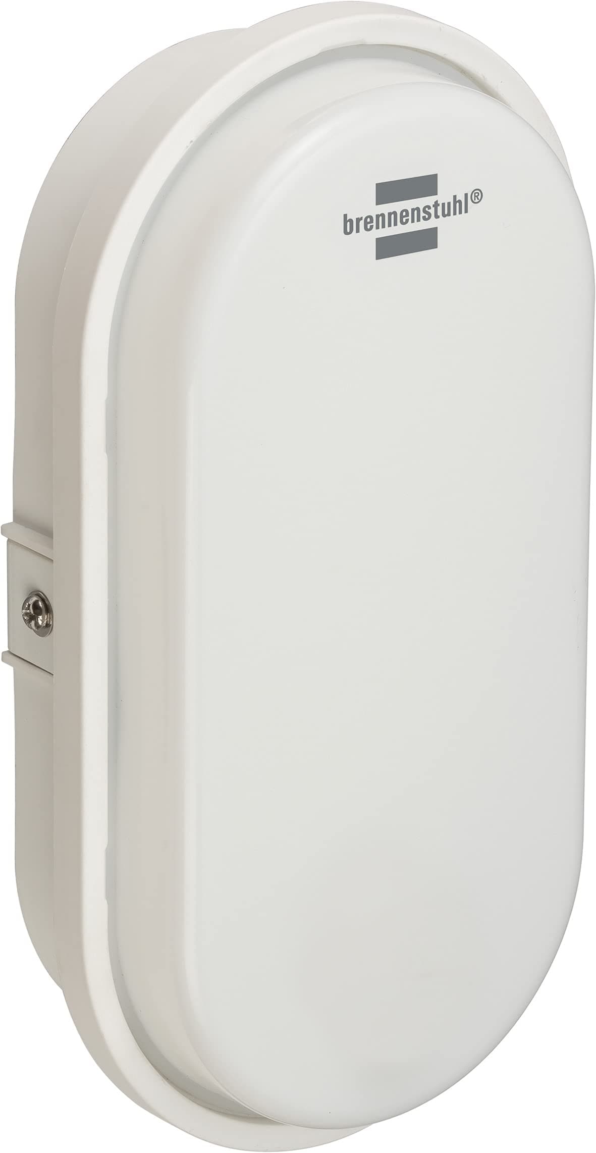Brennenstuhl LED Ovalleuchte OL 1650 (15W, 1680lm, 4000K, IP65, Kellerleuchte zur Wandmontage) Ovalleuchte ohne Bewegungsmelder