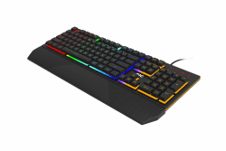 AOC GK200 Gaming Tastatur - PC Keyboard mit deutschem Layout, 25-Anti-Ghosting Tasten, 25-N-Key-Rollover und 1,8 m langem Kabel
