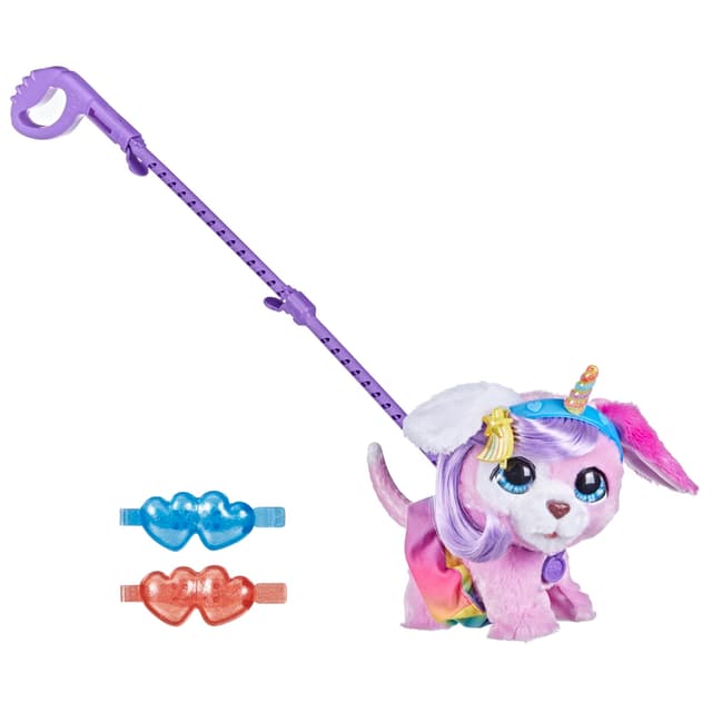 FurReal Hasbro Glamalots interaktives Spielzeugtier, niedliches Hündchen mit 7 Accessoires, ab 4 Jahren, F15445L0