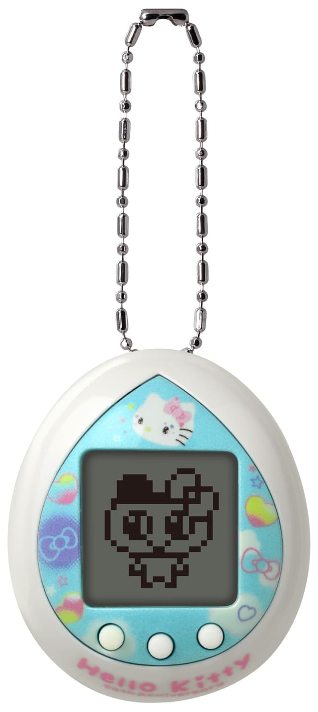 Bandai - Tamagotchi Nano - Hello Kitty Blaue Version - Interaktives Tamagotchi-Tier - Kleines Nano-Format - Virtuelles Haustier zum Aufziehen Hello Kitty-Lizenz - Kinderspielzeug ab 8 Jahren -NT90167