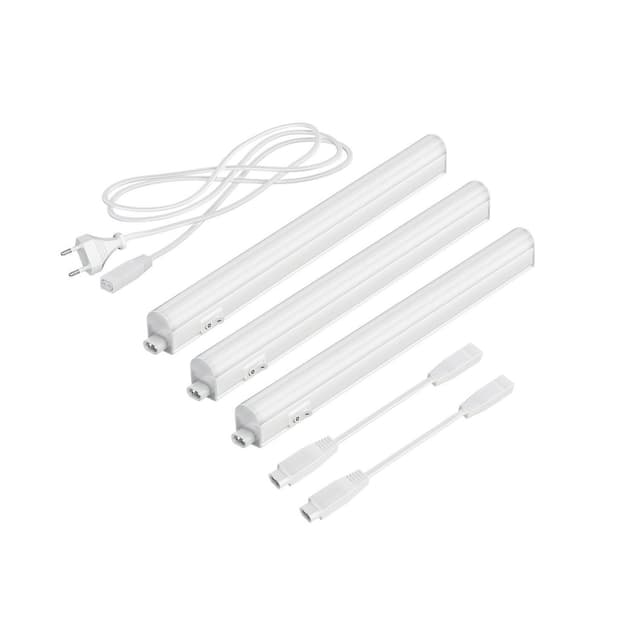 parlat LED Unterbau-Leuchten Rigel, je 31,3cm, je 397lm, warm-weiß, 3er Set 3er Set 31,3cm
