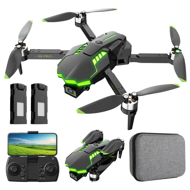 Drohne mit Kamera 1080P für Kinder, Bürstenlosem Motor RC Quadcopter für Anfänger, Start mit einem Knopf/36 Min Lange Flugzeit/Höhenhaltung, Spielzeug und Geschenke für Jungen Mädchen White