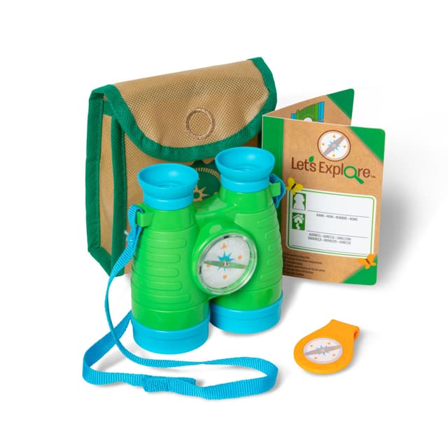 Melissa & Doug Let's Explore Fernglas und Kompass Set | Pretend Play | ab 3 Jahren | Geschenk für Jungen oder Mädchen Children's Toy
