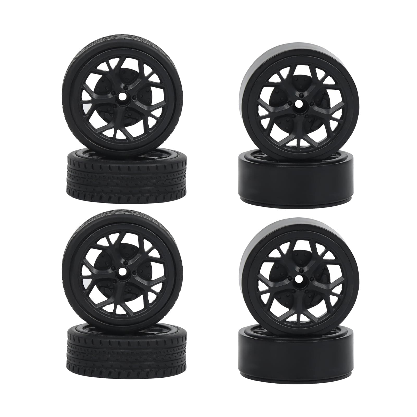 4er-Pack Drift-Reifen und 4er-Pack Rennreifen Nur für iBlivers 1/14 RC Remote Control RC Drift Car