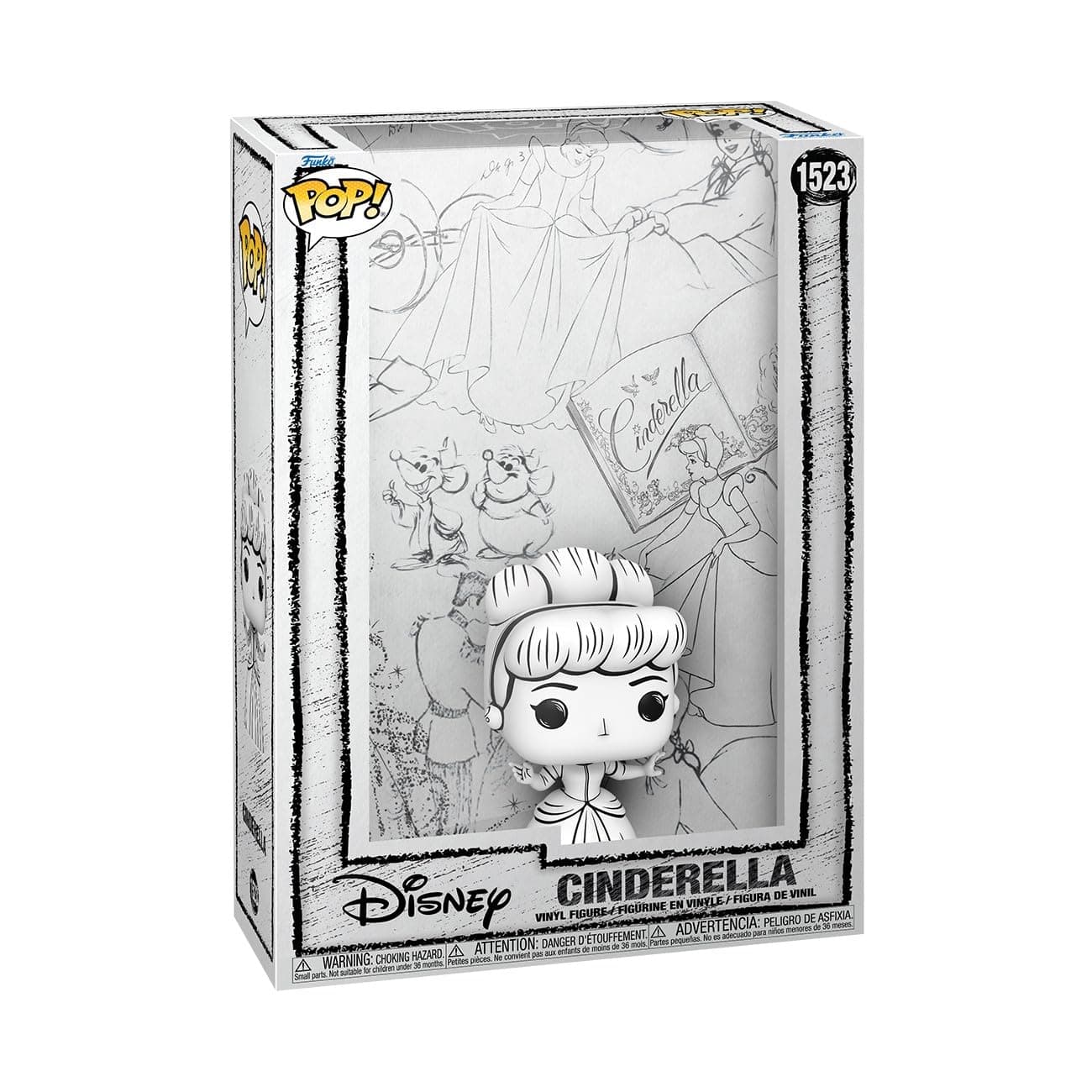 Funko POP! Cover: Sketched - Cinderella - Aschenputtel - Vinyl-Sammelfigur - Geschenkidee - Offizielle Handelswaren - Spielzeug Für Kinder und Erwachsene - Movies Fans - Modellfigur Für Sammler