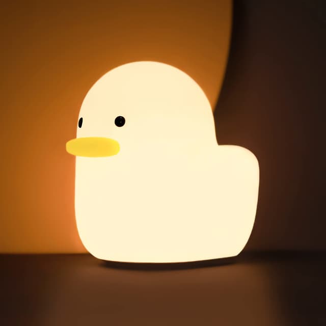 UNEEDE Enten-Nachtlicht für Kinder - Dimmbares Silikon-Baby-Nachtlicht Mit Berührungssensor, Timer - Kinderzimmer Dekoration Schlafzimmer Besonduck