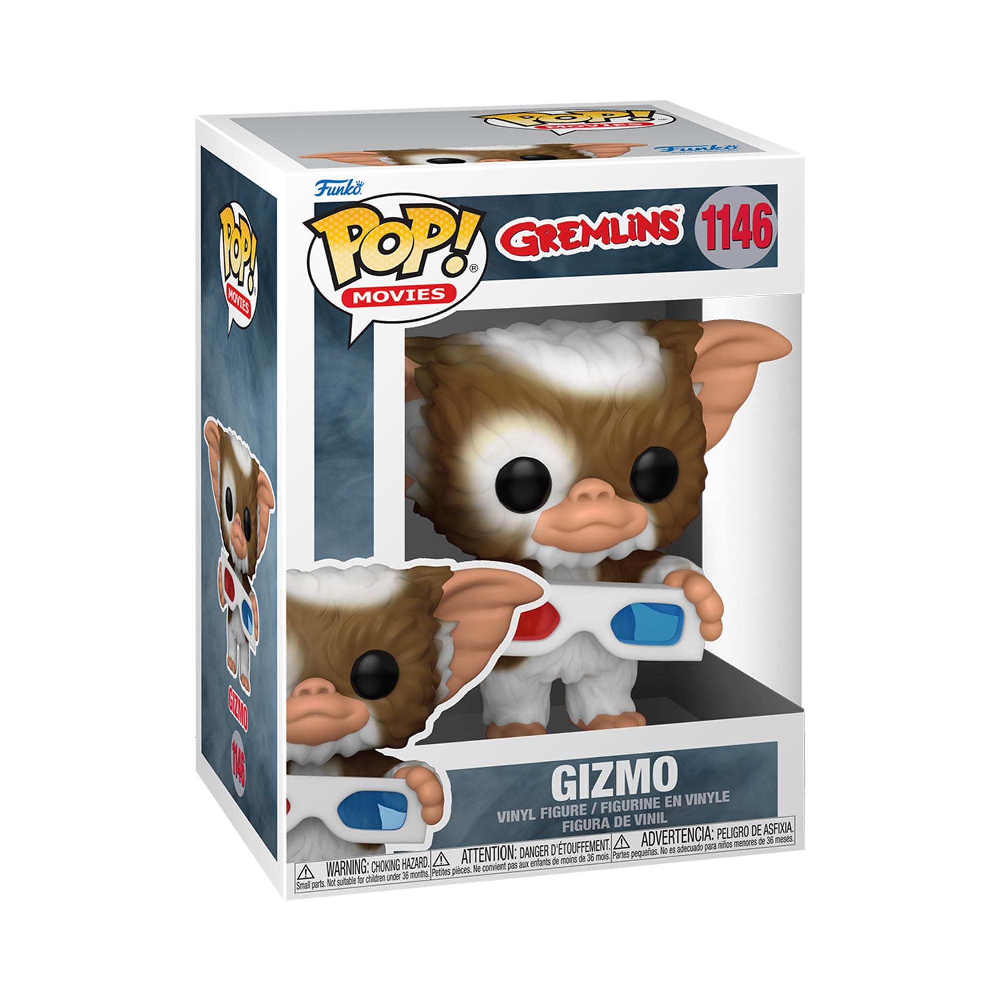 Funko Pop! Movies: Gremlins-Gizmo mit 3D Glasses - Vinyl-Sammelfigur - Geschenkidee - Offizielle Handelswaren - Spielzeug Für Kinder und Erwachsene - Movies Fans - Modellfigur Für Sammler POP! Standard