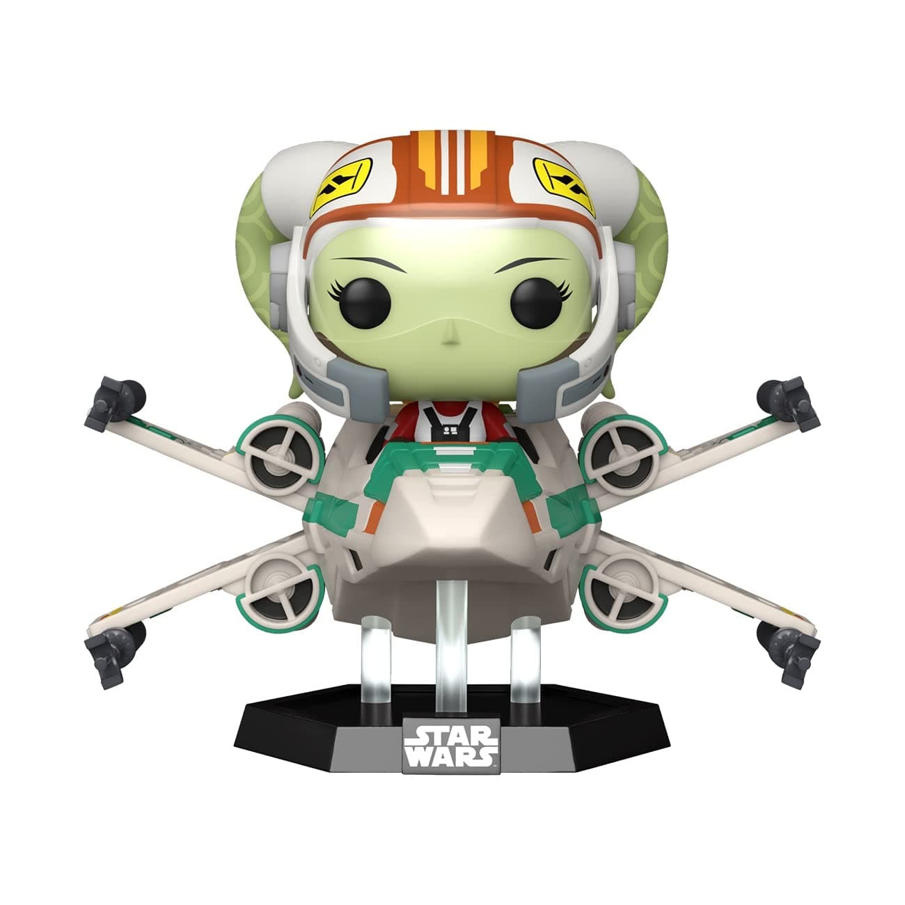 Funko Pop! Ride Super Deluxe: Star Wars Rebels - Hera Syndulla in X-Wing - Star Wars: Rebels - Amazon-Exklusiv - Vinyl-Sammelfigur - Geschenkidee - Offizielle Handelswaren - TV Fans