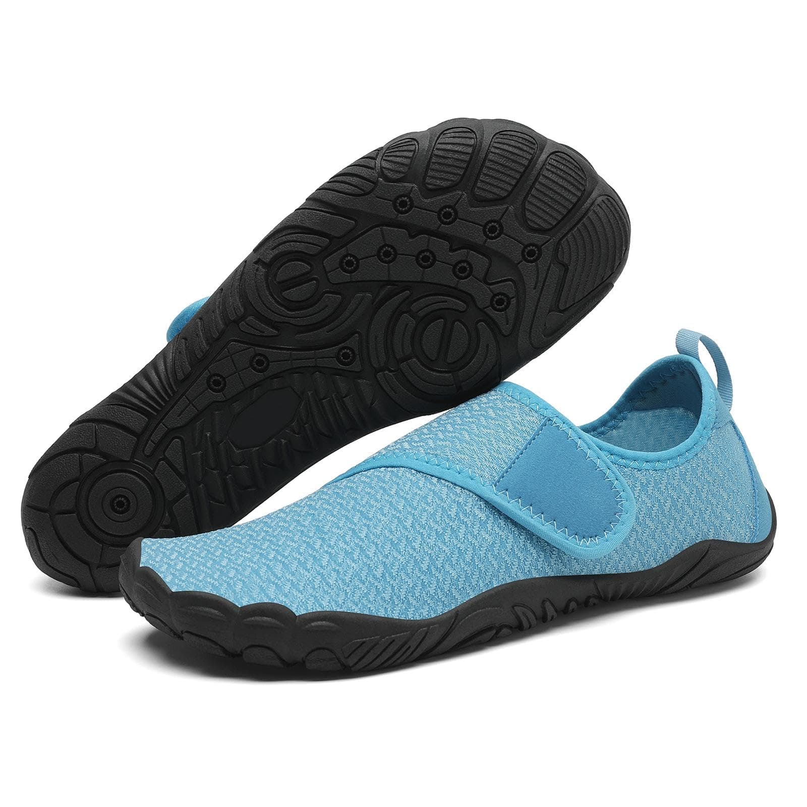 Mishansha Badeschuhe für Herren Damen Unisex Bequeme Atmungsaktive Aquaschuhe für Outdoor und Wassersport EU 36-46 Tiefblau 45 EU