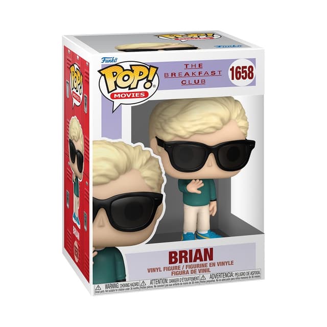 Funko Pop! Movies: TBC - Brian Johnson - Breakfast Club - Vinyl-Sammelfigur - Geschenkidee - Offizielle Handelswaren - Spielzeug Für Kinder und Erwachsene - Movies Fans - Modellfigur Für Sammler