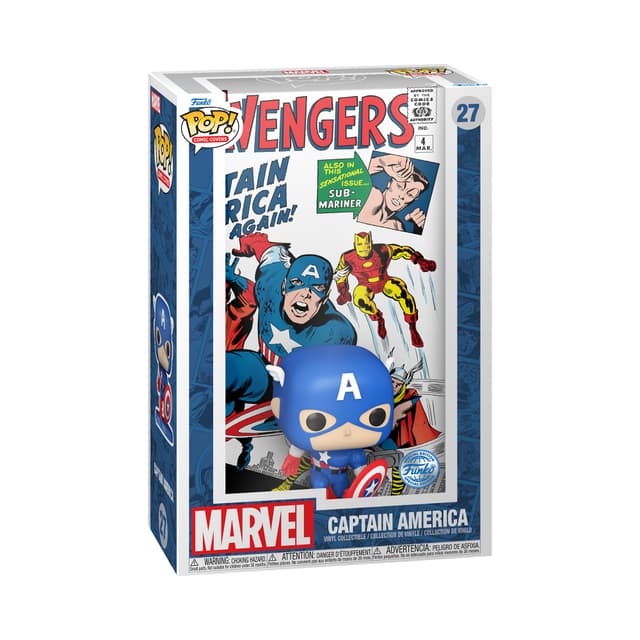 Funko Pop! Comic Cover: Marvel - Marvel Avengers #4 - (1963) - Vinyl-Sammelfigur - Geschenkidee - Offizielle Handelswaren - Spielzeug Für Kinder und Erwachsene - Modellfigur Für Sammler