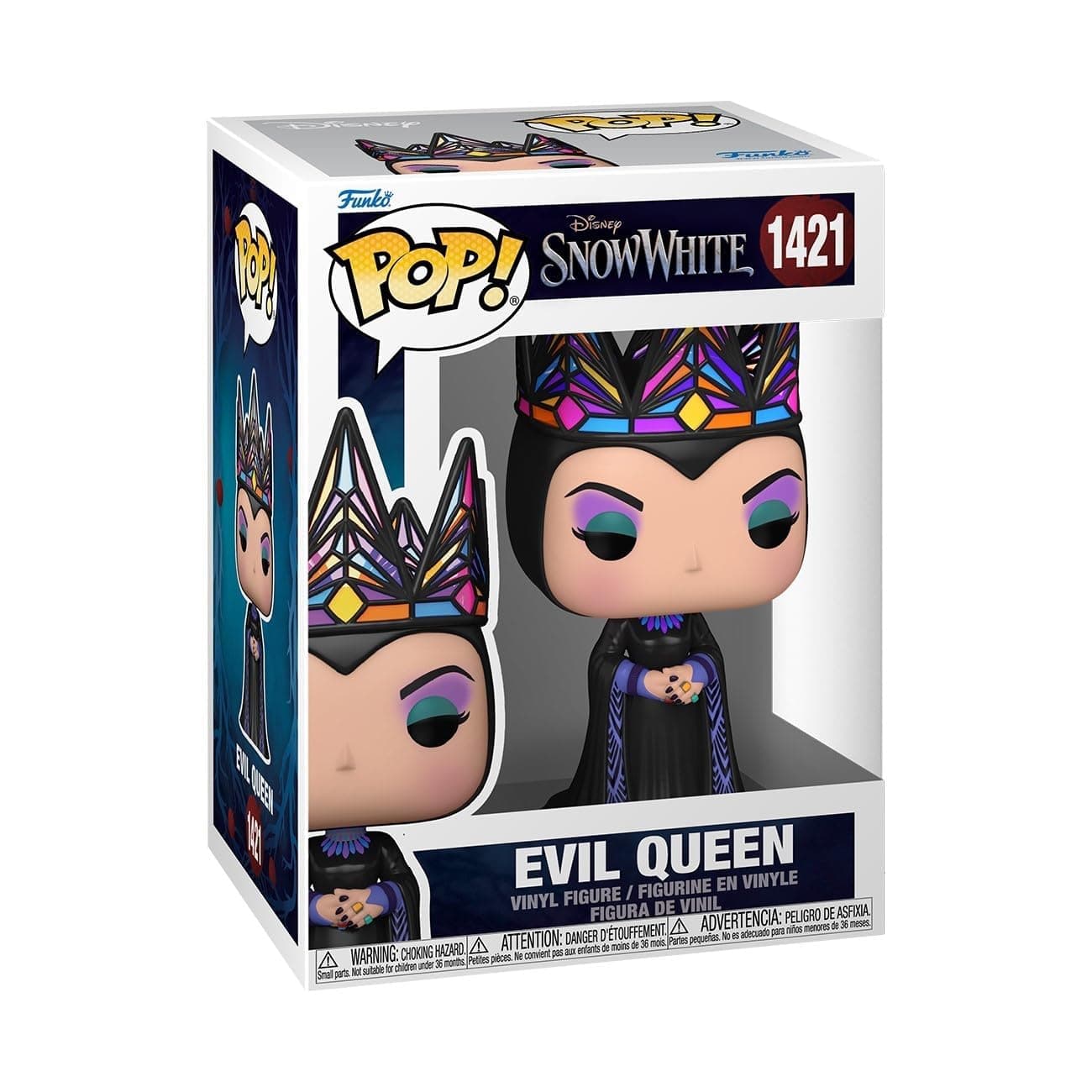 Funko POP! Disney: Schneewittchen Live Action - Evil Queen - (BL/BK) - Sammelfigur aus Vinyl - Offizielle Merchandise - Spielzeug für Kinder & Erwachsene - Filmfans