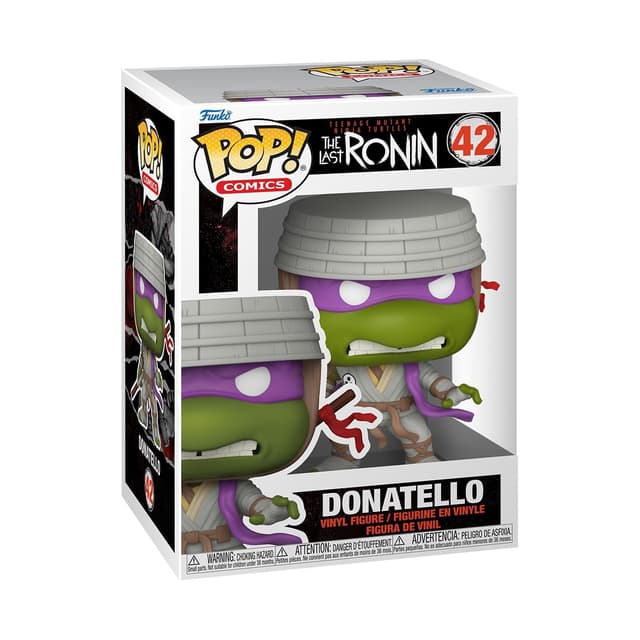 Funko Pop! Comics: Teenage Mutant Ninja Turtles (TMNT) LR - Donatello - TMNT Comics - Vinyl-Sammelfigur - Geschenkidee - Offizielle Handelswaren - Spielzeug Für Kinder und Erwachsene