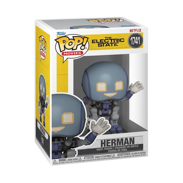 Funko POP! Movies: Electric State - Herman - Vinyl-Sammelfigur - Geschenkidee - Offizielle Handelswaren - Spielzeug Für Kinder und Erwachsene - Movies Fans - Modellfigur Für Sammler und Display