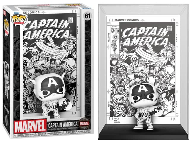 Funko Pop! Comic Cover: Marvel's 85th - Capt. Captain America - Marvel Comics - Vinyl-Sammelfigur - Geschenkidee - Offizielle Handelswaren - Spielzeug Für Kinder und Erwachsene - Movies Fans