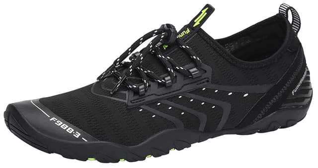 SAGUARO Unisex Multifunktionsschuhe für Wassersport- mit Dicker Sohle, Gr. 35-46 38 EU Ebenholz Schwarz