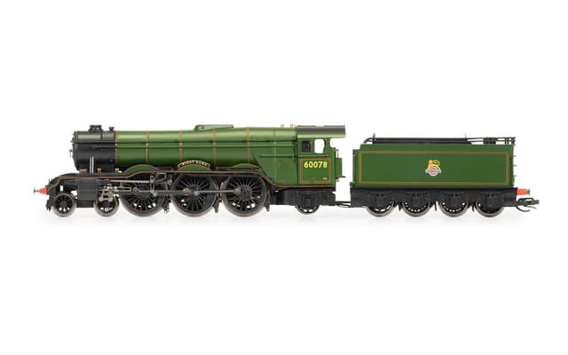 Hornby TT:120 Modelleisenbahn TT3005M BR Klasse A3 4-6-2 60078 „Night Hawk“ – Lokomotiven der 4. Ära, grün