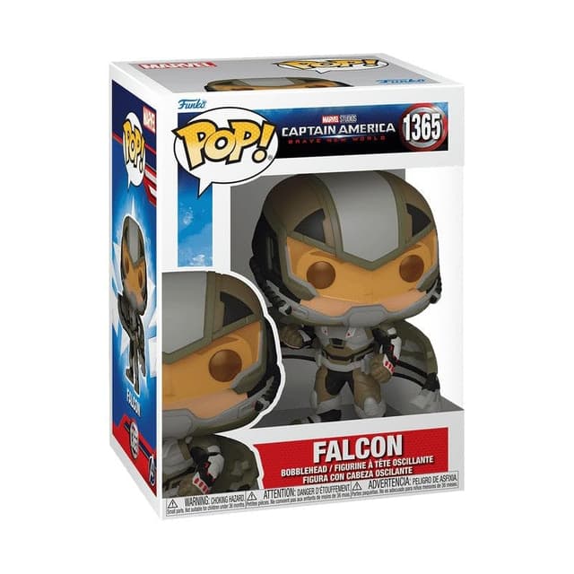 Funko POP! Marvel: Captain America: Brave New World - Falcon - Vinyl-Sammelfigur - Geschenkidee - Offizielle Handelswaren - Spielzeug Für Kinder und Erwachsene - Movies Fans
