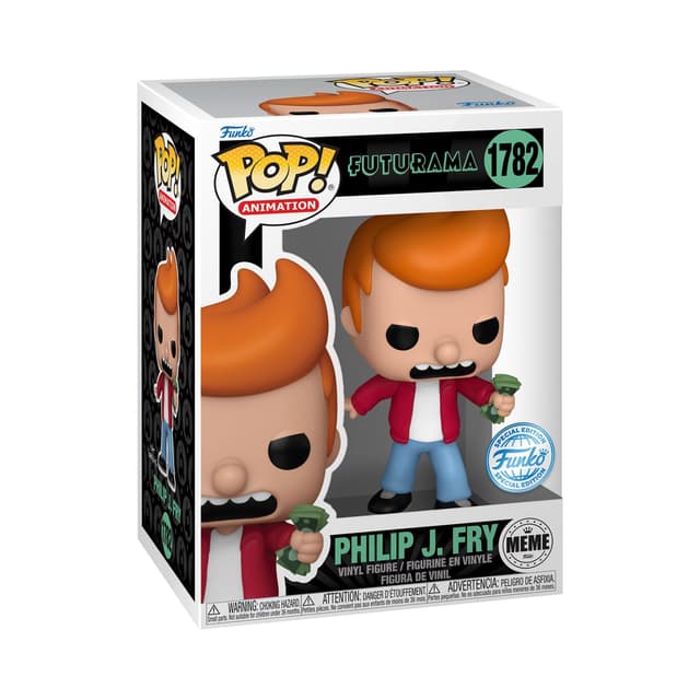 Funko POP! TV: Meme - Fry​ - Futurama - Amazon-Exklusiv - Vinyl-Sammelfigur - Geschenkidee - Offizielle Handelswaren - Spielzeug Für Kinder und Erwachsene - TV Fans - Modellfigur Für Sammler