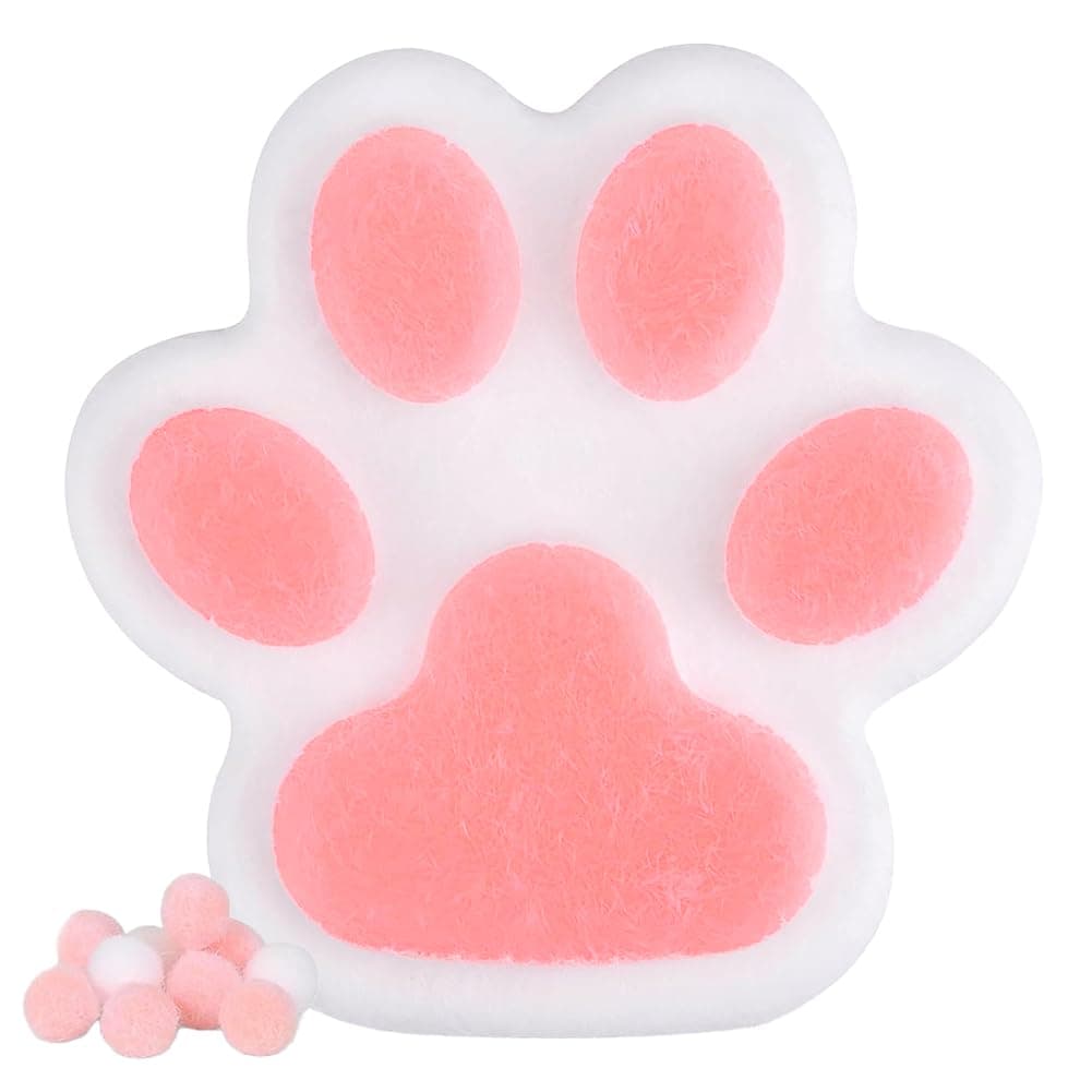 Silikon Cat Paw Squishy, Squishy Pfote, Große Größe Katzenpfoten Squishy, Taba Squishy, Süße Katzenpfoten Quetschspielzeuge, Fufu Squishy für Stressabbau, Squishy Big Cat Paw Silikon Squeeze Spielzeug