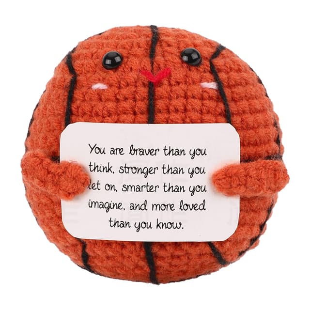 MLZTINGR Pocket Hug Basketball Glücksbringer Geschenke | Lustiges Geschenk für Männer, Frauen, Basketball-Fans zu Weihnachten | Einzigartige und emotionale Unterstützung Basketball-Geschenke
