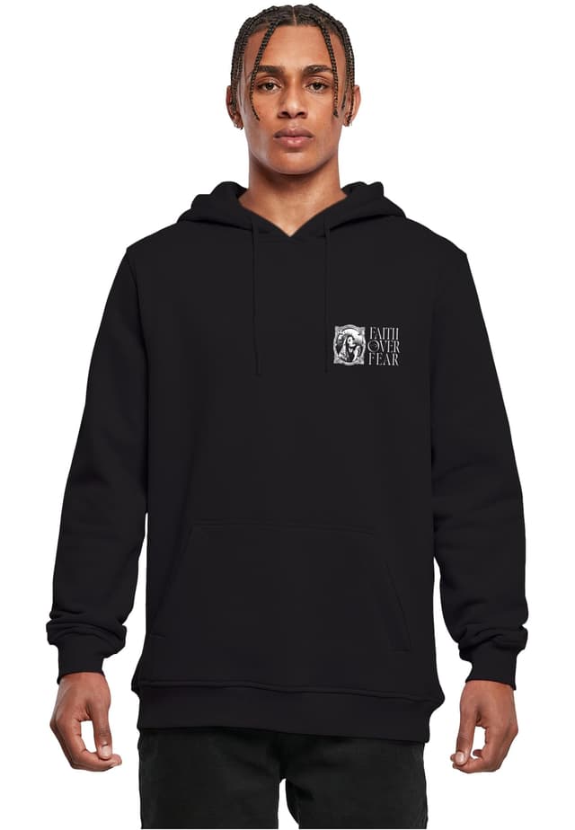 Mister Tee Faith Over Fear Hoody M Schwarz