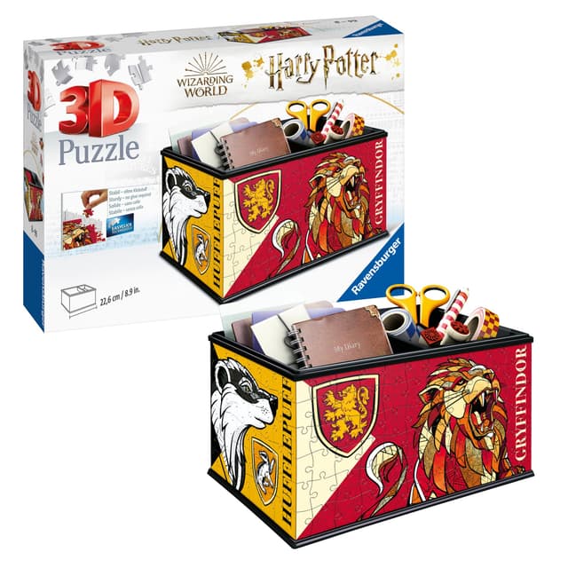 Ravensburger 3D Puzzle 11258 - Aufbewahrungsbox Harry Potter - Praktischer Organizer für Harry Potter Fans - Geschenkidee für Erwachsene und Kinder ab 8 Jahren