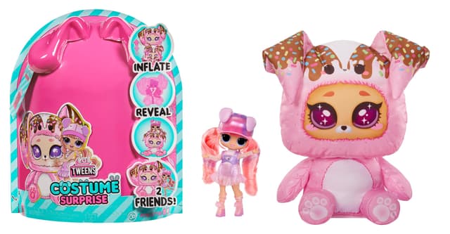L.O.L. Surprise! Tweens Costume Surprise Ali Dance Modepuppe mit Aufblasbarem Rosa Welpenkostüm und Zahlreichen Überraschungen, u. a. Tolle Mode und Accessoires - Ideal für Kinder ab 4 Jahren