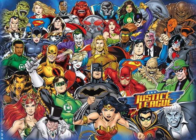 Ravensburger Puzzle 12000565 - DC Comics Challenge - 1000 Teile Puzzle für Erwachsene und Kinder ab 14 Jahren, DC Comics Geschenke