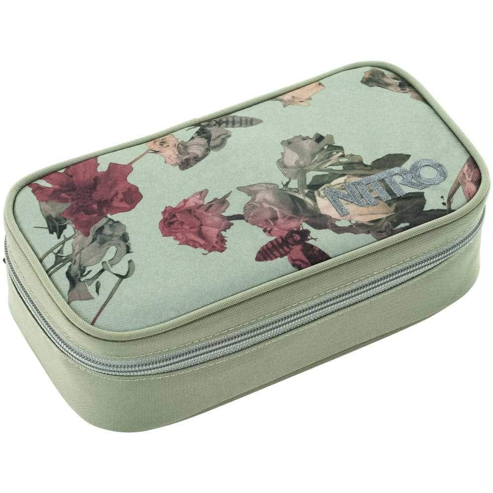 Nitro Pencil Case XL Inkl. Geo Dreieick & Stundenplan, Federmäppchen, Schlampermäppchen, Faulenzer Box, Federmappe, Stifte Etui