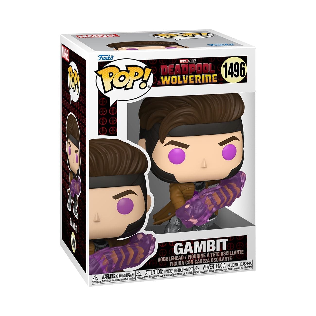 Funko Pop! Marvel: Deadpool & Wolverine - Gambit - Vinyl-Sammelfigur - Geschenkidee - Offizielle Handelswaren - Spielzeug Für Kinder und Erwachsene - Movies Fans - Modellfigur Für Sammler und Display