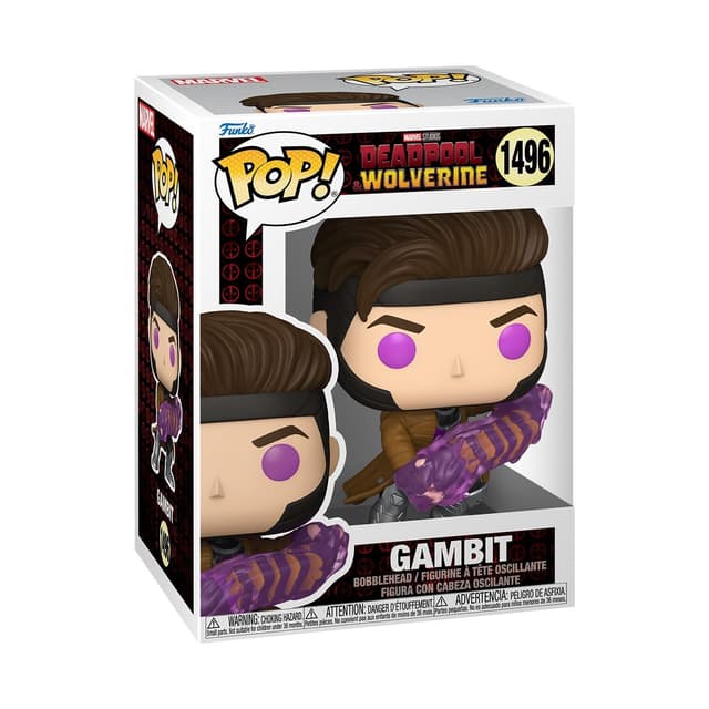 Funko Pop! Marvel: Deadpool & Wolverine - Gambit - Vinyl-Sammelfigur - Geschenkidee - Offizielle Handelswaren - Spielzeug Für Kinder und Erwachsene - Movies Fans - Modellfigur Für Sammler und Display