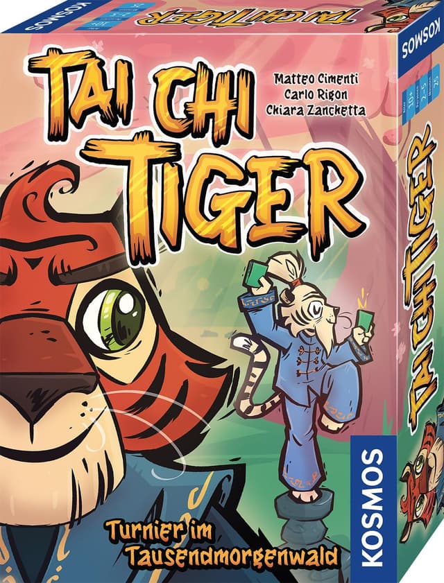 Kosmos 685102 Tai Chi Tiger, Kartenspiel für 2-5 Personen ab 10 Jahre, Spürt das Chi, zückt die Karten