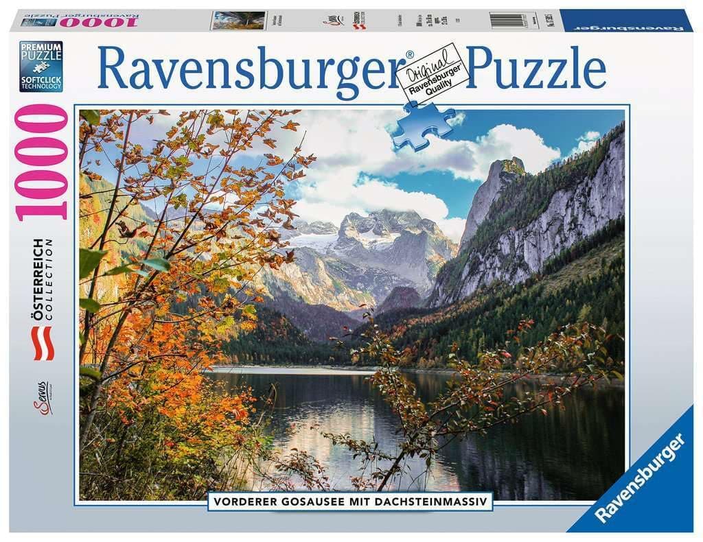 Ravensburger Puzzle 17592 17592-Vorderer Gosausee-1000 Teile Puzzle für Erwachsene ab 14 Jahren