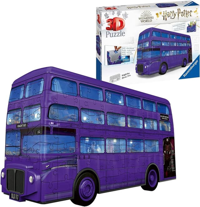 Ravensburger 3D Puzzle 11158 - Knight Bus Harry Potter - Der Fahrende Ritter als 3D Puzzle Fahrzeug - ab 8 Jahren