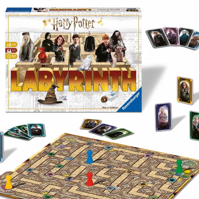 Ravensburger Familienspiele - 26031 Harry Potter Labyrinth - Harry Potter Fanartikel, Das Verrückte Labyrinth Spiel