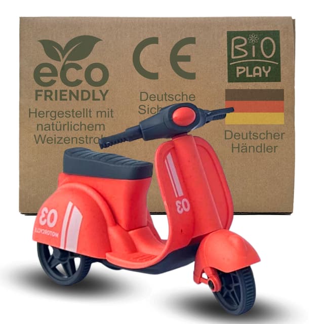 BIOPLAY® Flotter Roller | Bio Kunststoff | Nachhaltiges Spielzeug ab 1 Jahr für Jungen und Mädchen | Scooter | Indoor und Outdoor | Kinder Spielzeug 2 Jahre