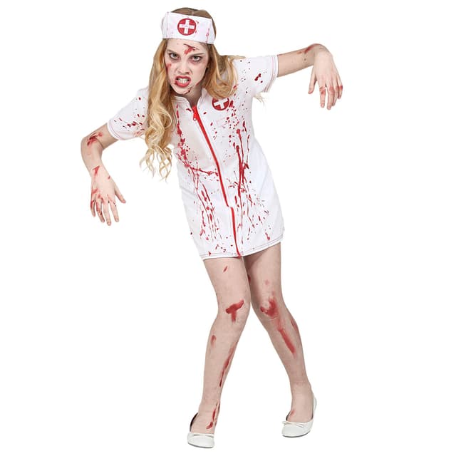 W WIDMANN MILANO Party Fashion - Kinderkostüm Zombie Krankenschwester, Doktor, Halloween, Faschingskostüme