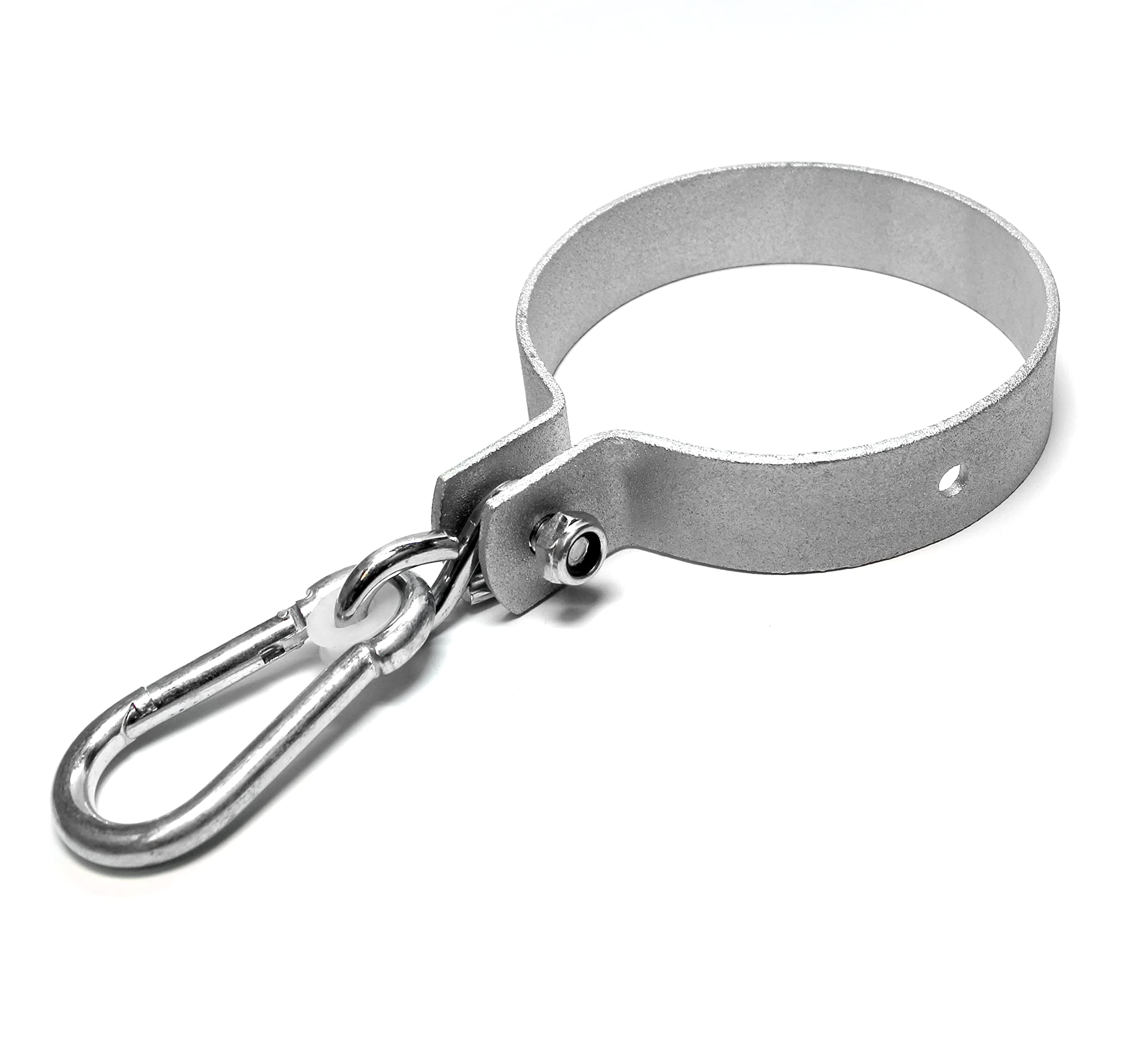 PRIOstahl Schaukelschelle Schaukelhaken Schaukelhalter Schaukelbefestigung - 120mm x 1 Stück Kinderschaukel Karabiner Schaukel Schaukelhalterung Schaukelgestell Balken Befestigung Verzinkt