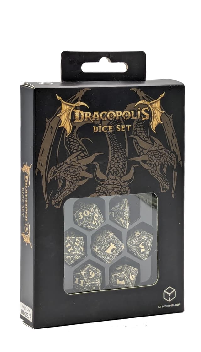 Q-Workshop Dracopolis Dice Set – The Scandinavian Blackfang
