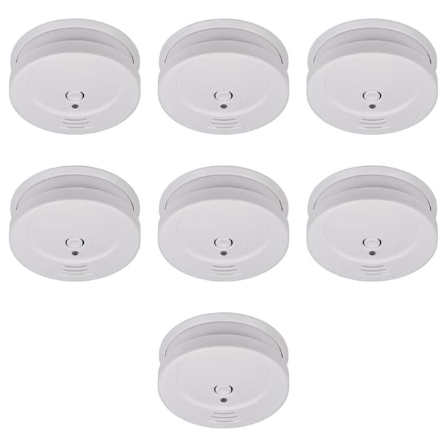 Brennenstuhl Rauchmelder Set, 3X RM C 9010 mit austauschbarer Batterie (geprüft nach EN 14604, durchdringendes Alarmsignal) weiß