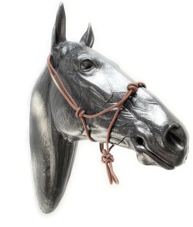 ARBO-INOX Knotenhalfter einfach ohne Führstrick Sonderangebot (Full WARMBLUT, BRAUN) FULL WARMBLUT BRAUN