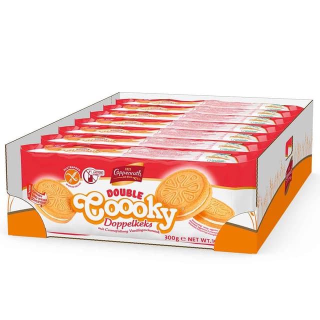 Coppenrath Double Coooky Vanille glutenfrei & laktosefrei (1 x 300 g)