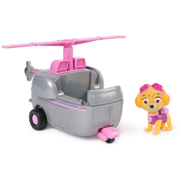 Paw Patrol, Helikopter mit Skye-Figur (Sustainable Basic Vehicle/Basis Fahrzeug), Spielzeug für Kinder ab 3 Jahren Mehrfarbig