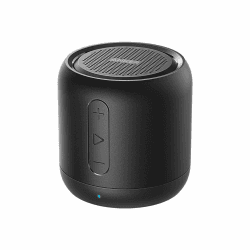 Anker Soundcore Mini Bluetooth Lautsprecher mit 15 Stunden Spielzeit, Fantastischer Sound, 20 Meter Bluetooth Reichweite, FM Radio und intensiver Bass black Angebot bei HelloDeals