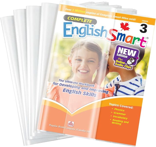 EULANT 10 Stück buchumschläge 19.5x26.5cm, Transparent Schulbuch Umschläge, Schulbuchumschläge mit Verstellbarem Klebestreifen, Klar Bücher Einbinden für das Home Office der Schule B5 - (19.5*26.5cm)