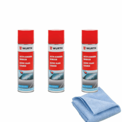 3 x WÜRTH - Aktiv-Scheibenreiniger+ 1 Microfasertuch Gratis Angebot bei HelloDeals