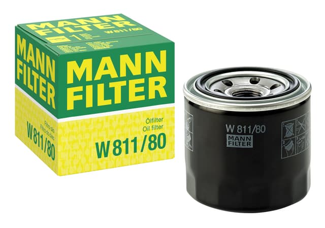 MANN-FILTER W 811/80 Ölfilter - für Pkw + Transporter Einzelpack