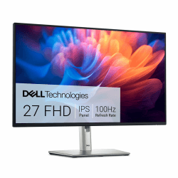 Dell P2725H 27 Zoll Full HD (1920x1080) Monitor, 100Hz, IPS, 5ms, 99% sRGB, USB-C, DisplayPort, HDMI, VGA, 4X USB, 3 Jahre Garantie, Schwarz Angebot bei HelloDeals